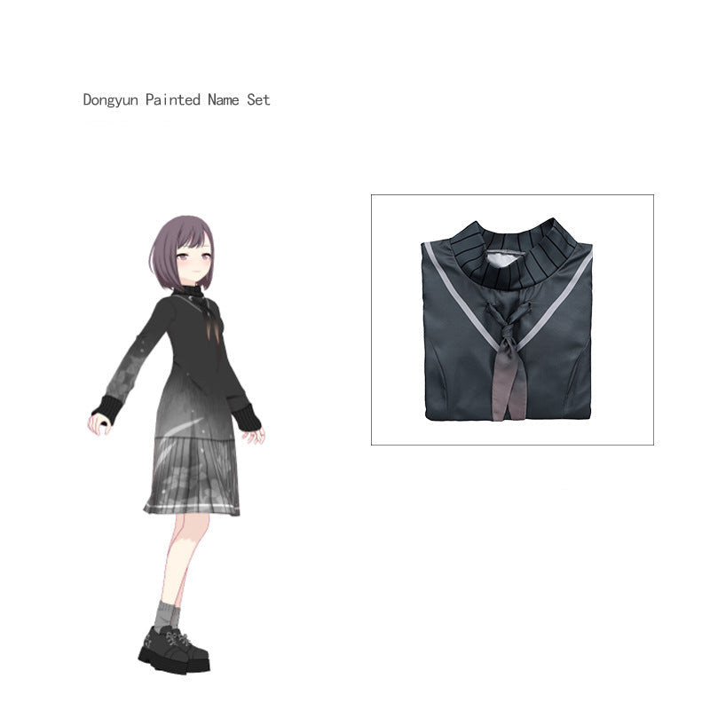 Yoizaki Hoshimi Virtual Idol Skirt Set Cute 2D Fashion for Daily Wear!