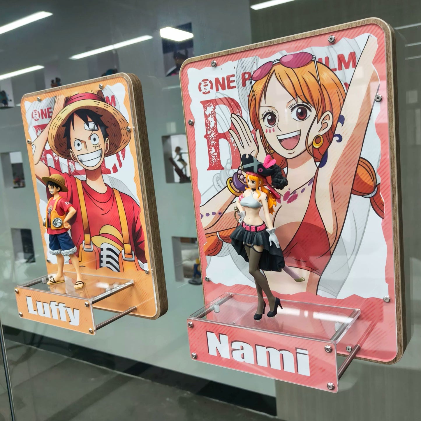 One Piece Crew Scene 3D Decorative Painting for Wall or Table Display
