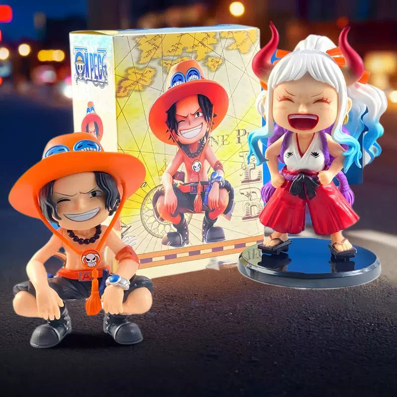 One Piece Q-Edition Figure Set Zoro, Luffy, Sanji, Ace & Yamato