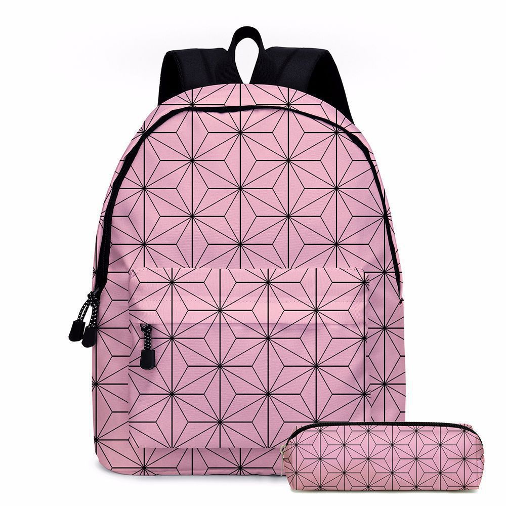 Super Moon Blade 3D Print Anime Backpack 2-Piece School Bag Set