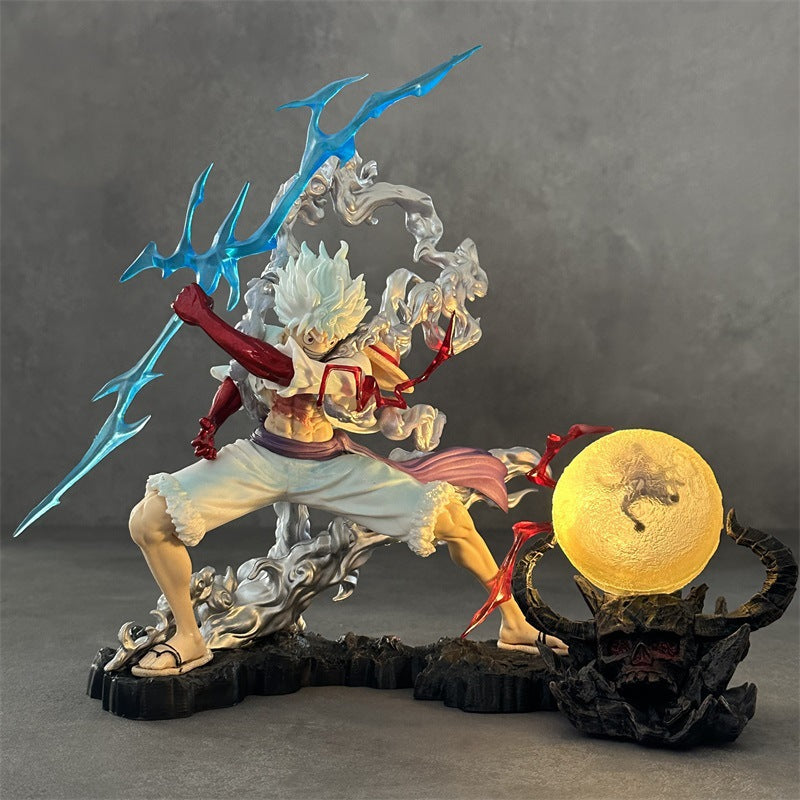 One Piece Sun God Nika Luffy 5th Gear Raiden Wink Lightning Form Figure