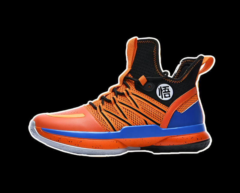 Goku Super Saiyan Fly-Knit Basketball Shoes Dragon Ball Anime Combat High-Tops