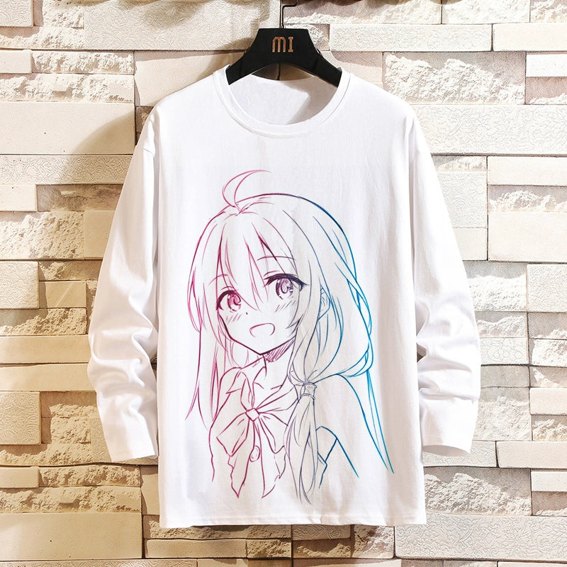 Witch Journey Irena Periphery Long-Sleeved T-Shirt Emnessia Anime Two-Dimensional Men and Women Autumn Clothes