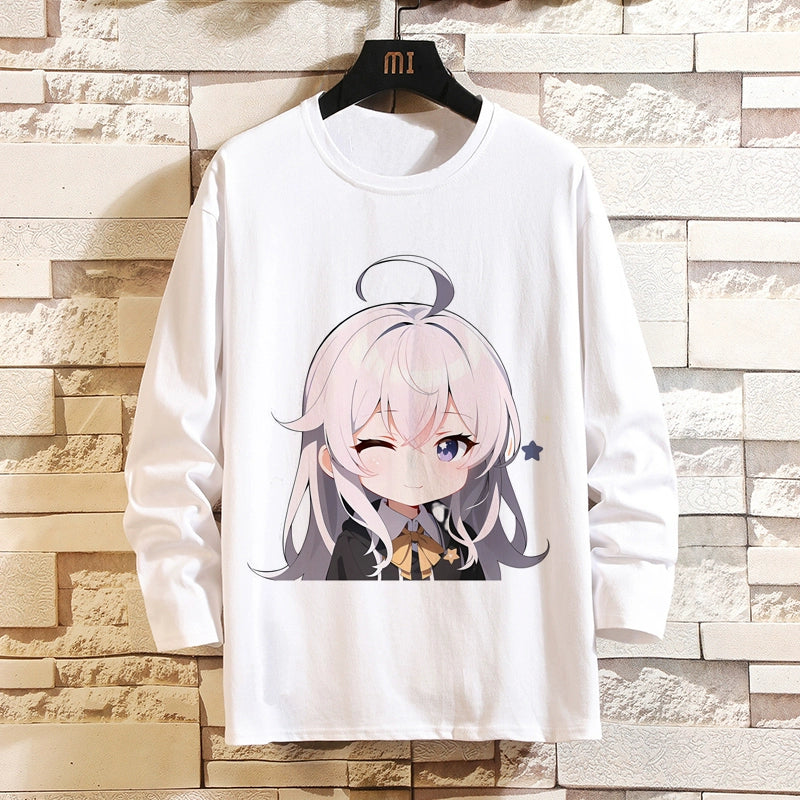 Witch Journey Irena Periphery Long-Sleeved T-Shirt Emnessia Anime Two-Dimensional Men and Women Autumn Clothes