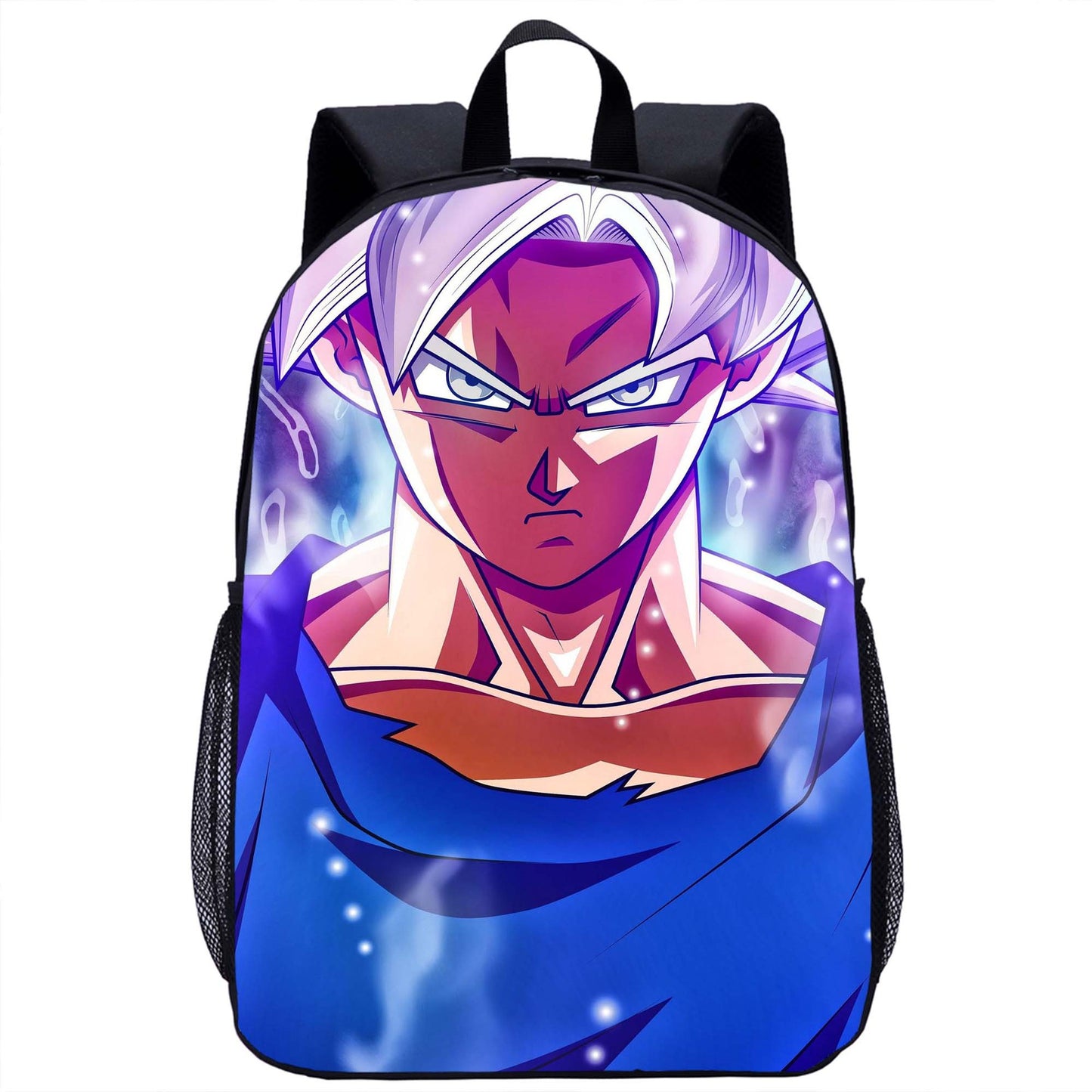 Dragon Ball Saiyan 17" Backpack Cartoon Print School Bag for Kids & Teens