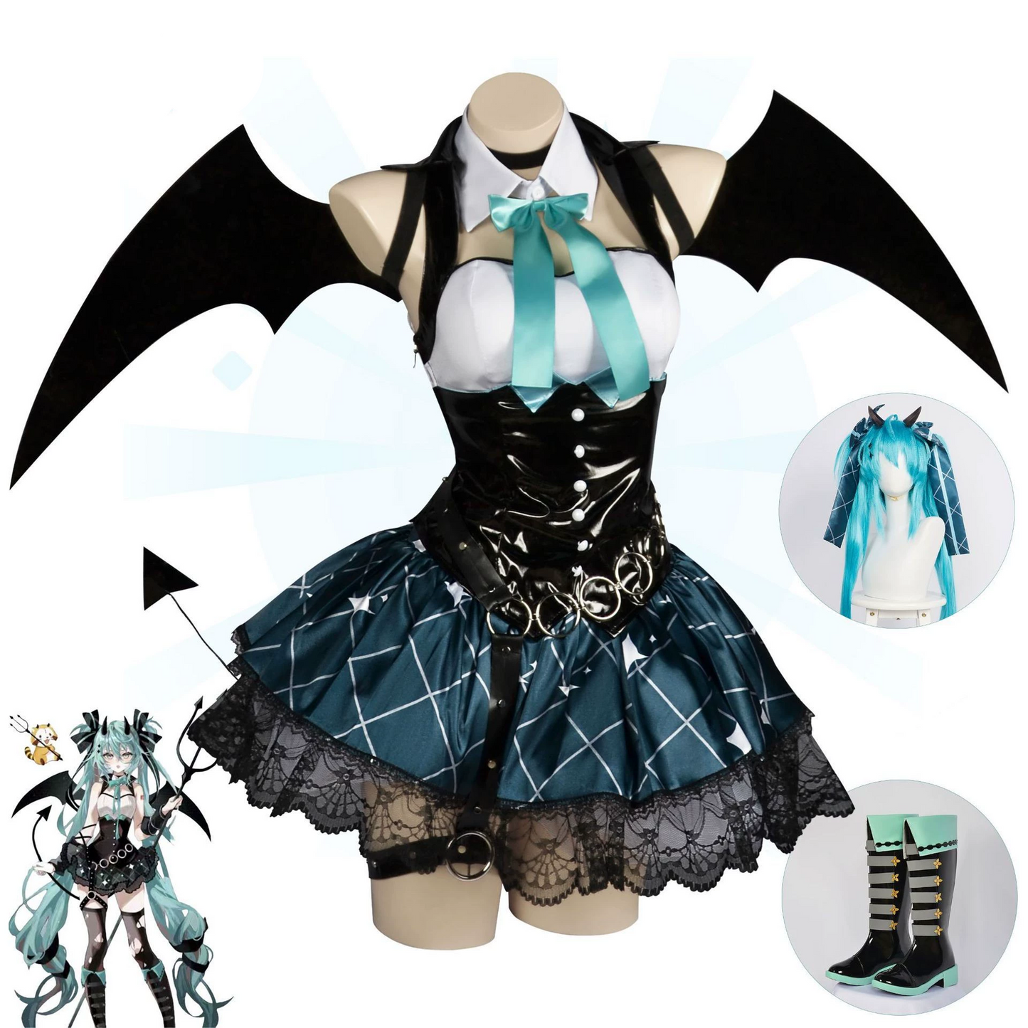 Hatsune Miku Little Devil Cosplay Set Cute & Mischievous 2D Style!