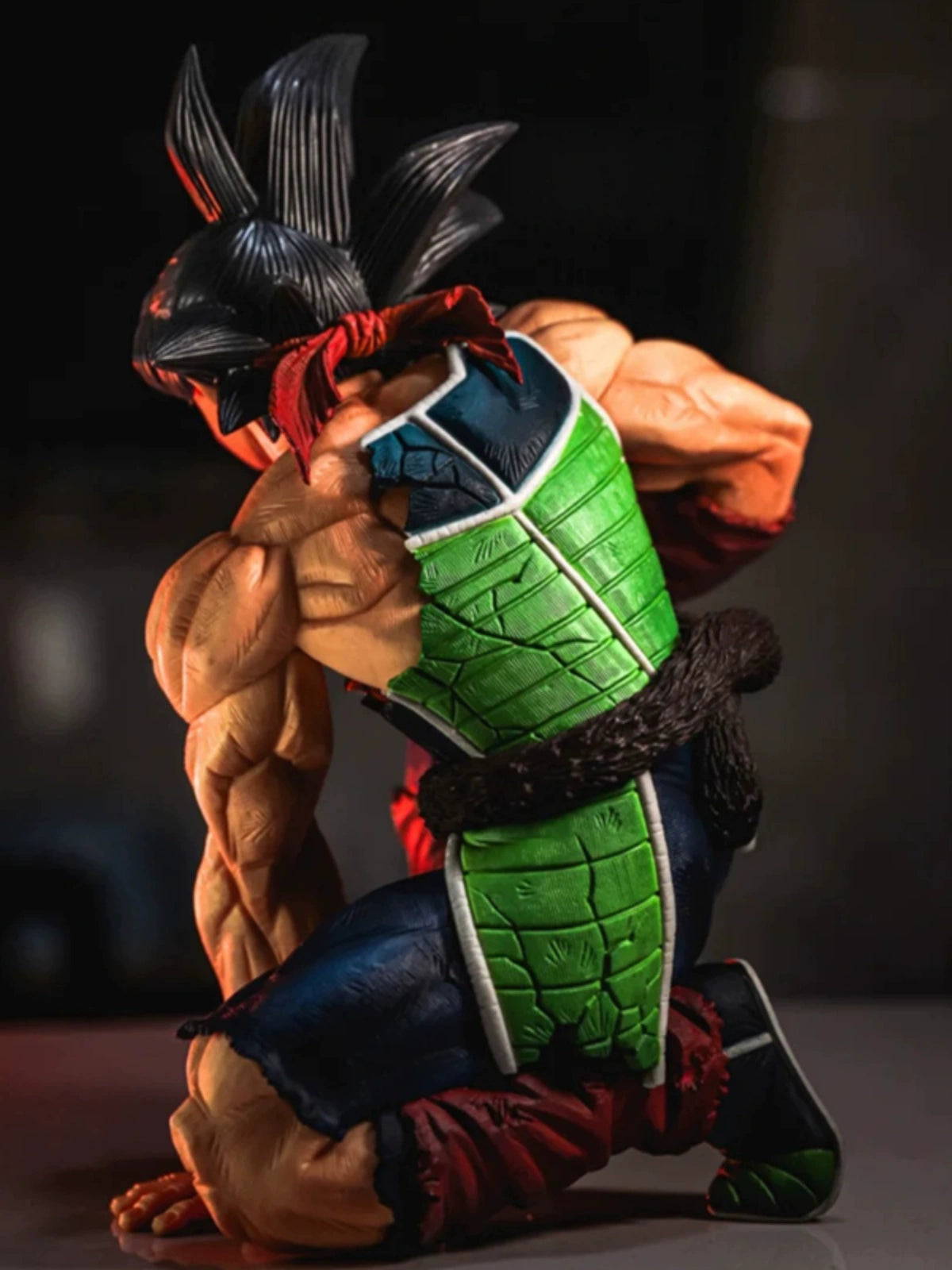 Saiyan Legacy: Warriors Bloodline Resin Figure Anime-Inspired Home & Car Decor