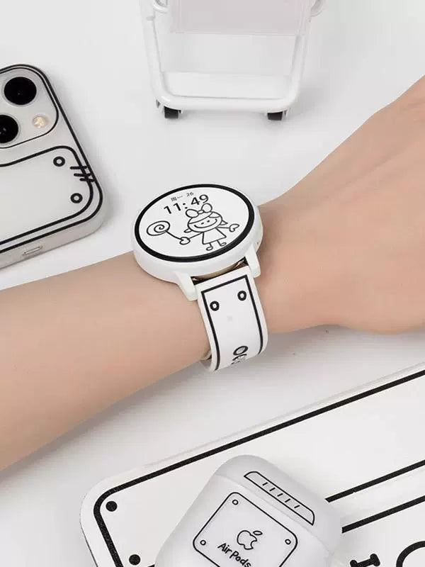 Colorful Silicone Sport Strap Compatible with Xiaomi Watch S1/S1 Pro/S2/S3/S4