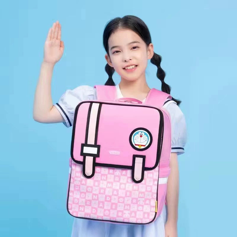 2D Style Anime School Backpack Waterproof Comic Bag