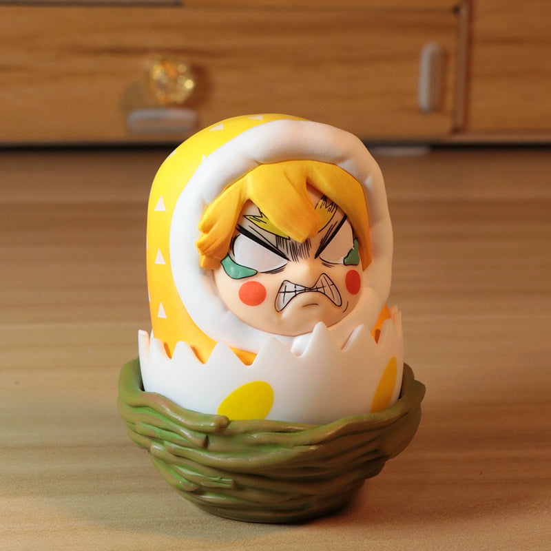 Demon Slayer Wobble Squad Nezuko, Tanjiro, Zenitsu & Inosuke Tumbler Figures