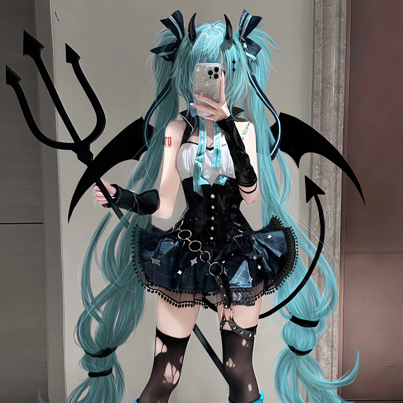 Hatsune Miku Little Devil Cosplay Set Cute & Mischievous 2D Style!