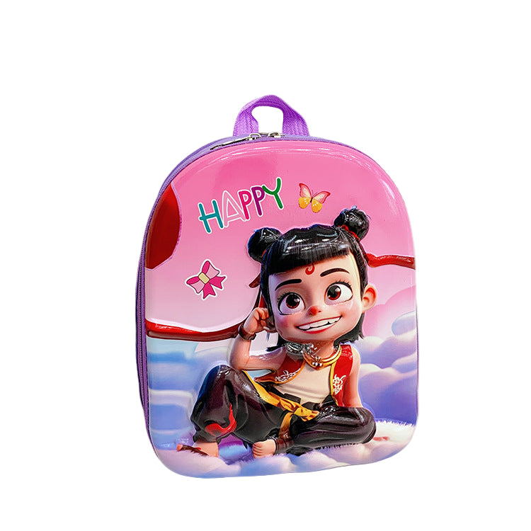 Cross-border new children's cartoon rabbu, cute girl's schoolbag, backpack, kindergarten backpack, boy's baby hard shell