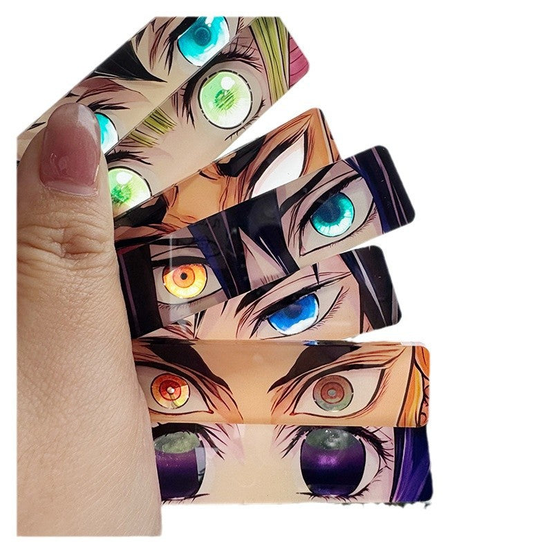 Demon Slayer Eye Acrylic Keychain Zenitsu, Muichiro & Mitsuri Kanroji