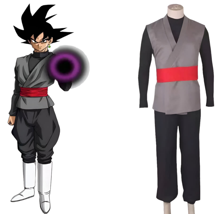 Dragon Ball Heroes Goku Cosplay Set | Anime Practice Suit for Halloween & Events