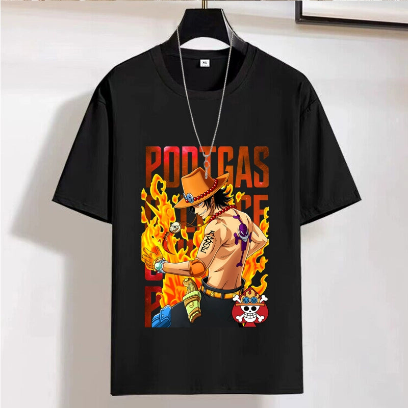 One Piece Short-Sleeved T-Shirt Male Summer Five-Point Sleeve Loose Version Youth Bottoming Shirt INS Style Half-Sleeved Tee