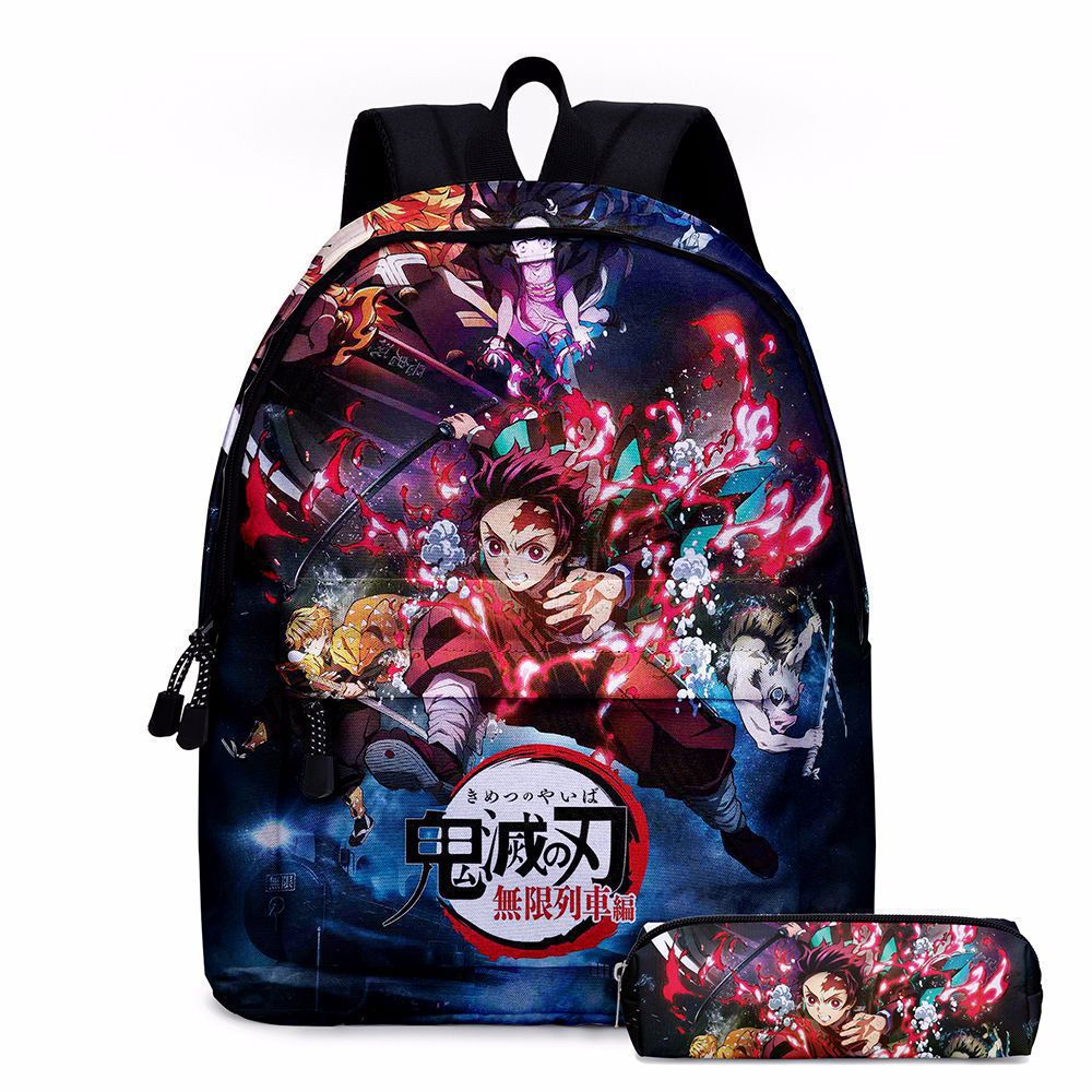 Super Moon Blade 3D Print Anime Backpack 2-Piece School Bag Set