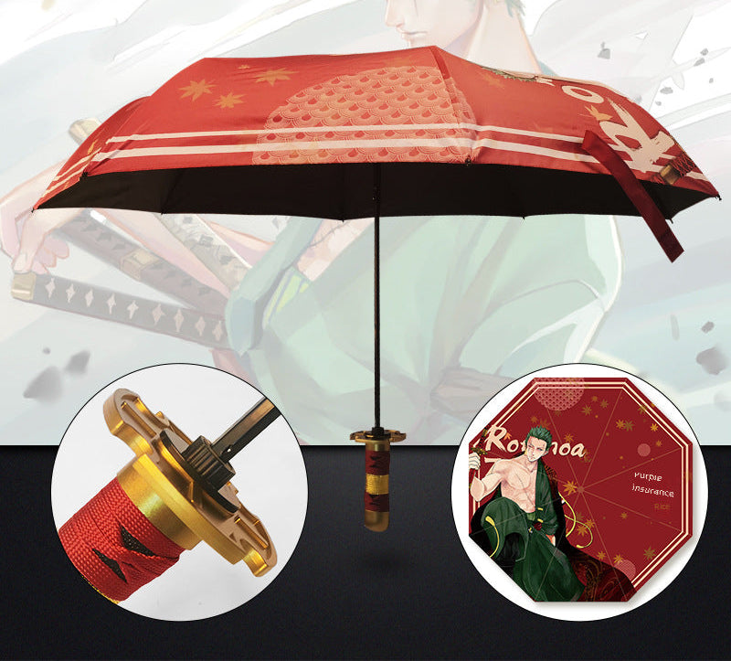 Demon Shade: Ghost Slayer Folding Umbrella
