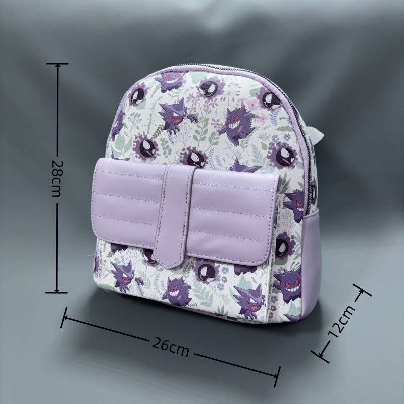 Pokémon Ghost Backpack Gengar & Friends Anime Peripheral Bag for Spooky Fans & Trendy Trainers