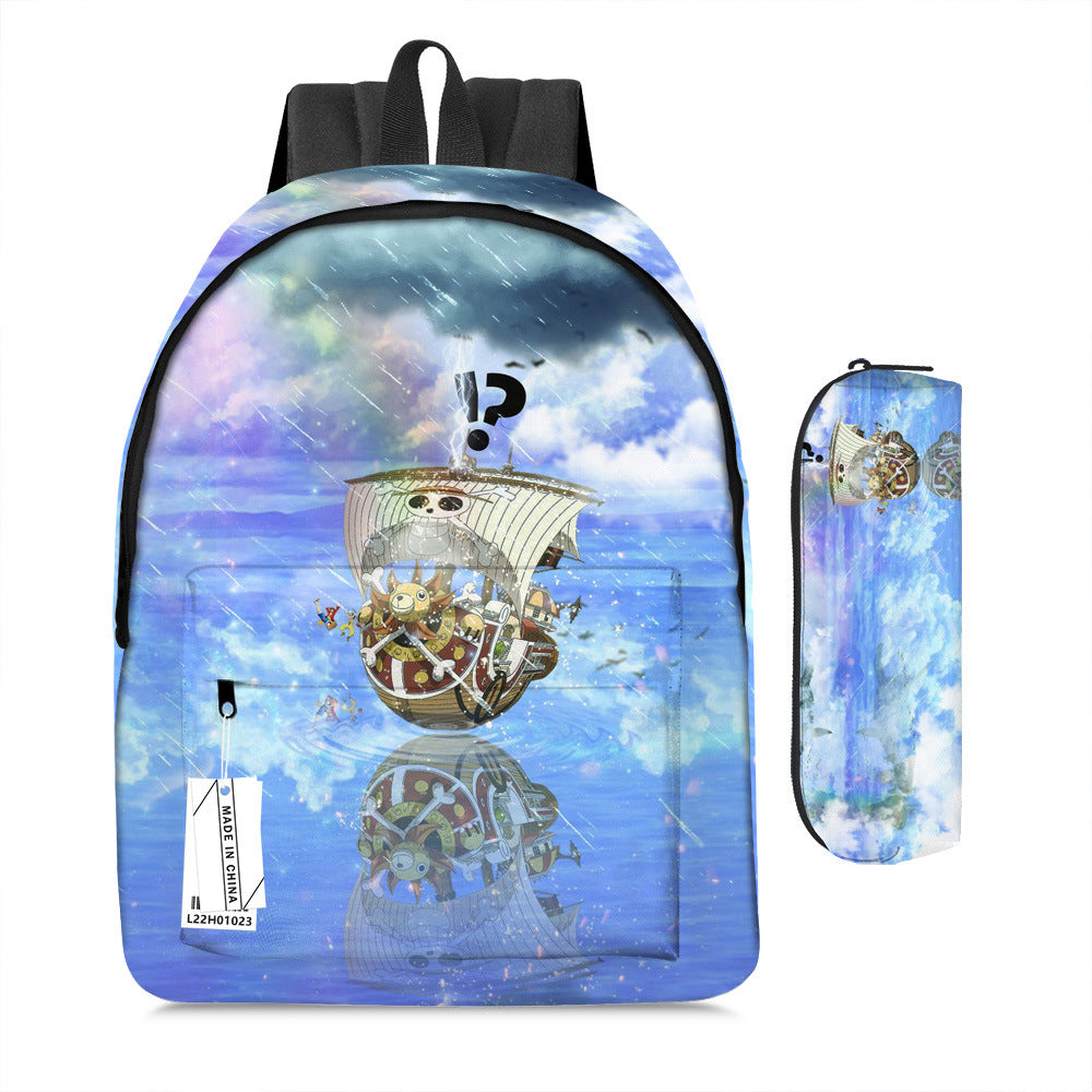 One Piece Luffy Adventure School Backpack Set 2-Piece Combo