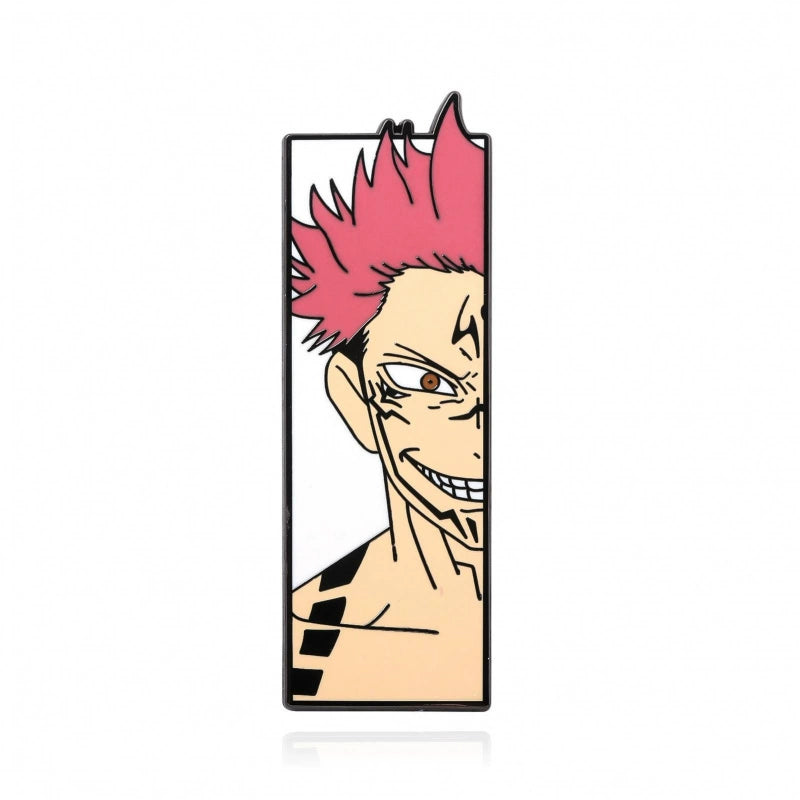 Jujutsu Kaisen Anime Brooch Set Black & White Badge Collection Featuring Gojo, Nobara, Nanami, Yuta & More