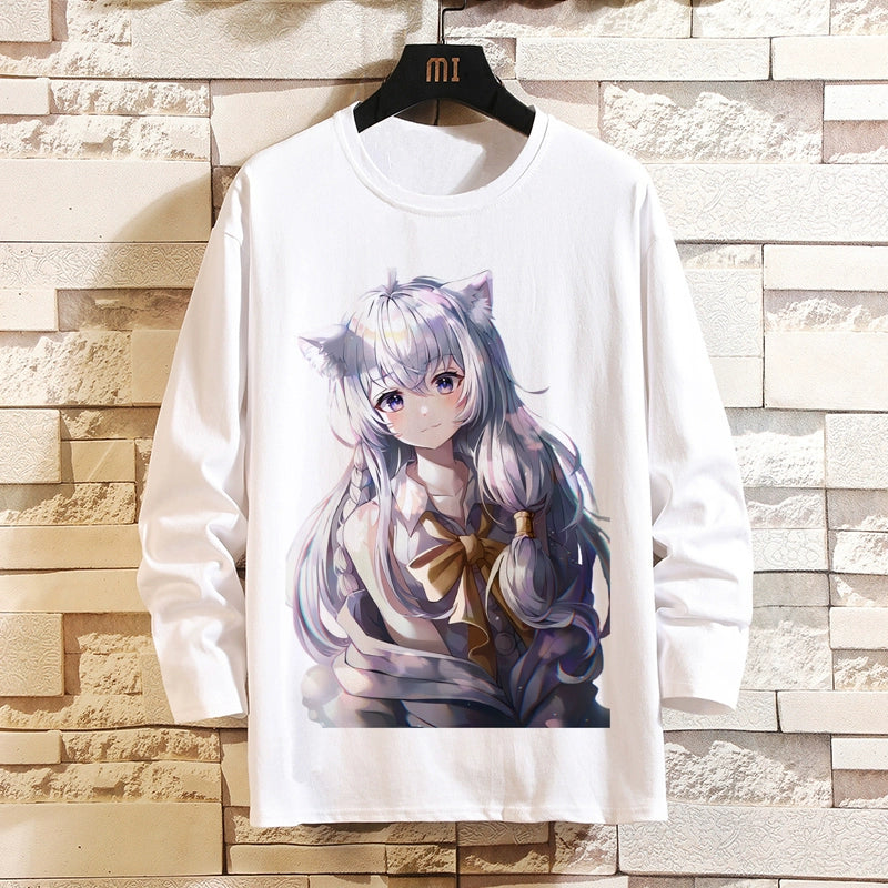 Witch Journey Irena Periphery Long-Sleeved T-Shirt Emnessia Anime Two-Dimensional Men and Women Autumn Clothes