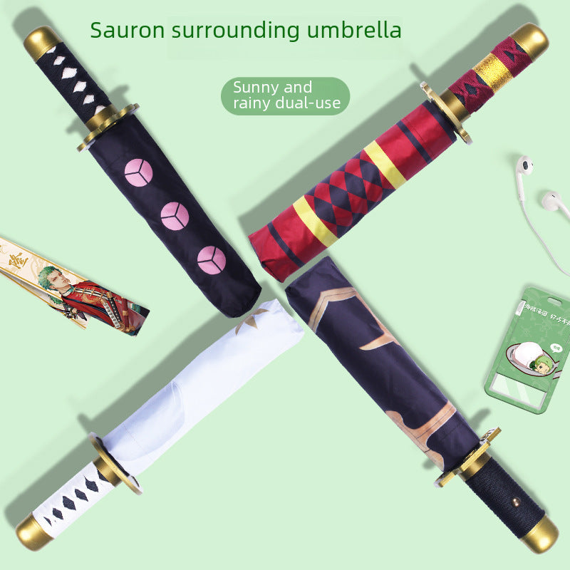 Demon Shade: Ghost Slayer Folding Umbrella
