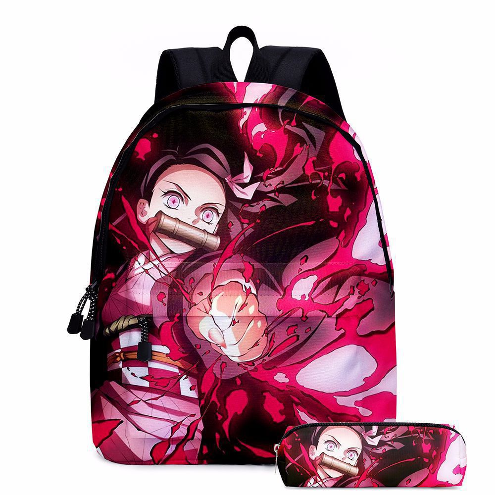 Super Moon Blade 3D Print Anime Backpack 2-Piece School Bag Set