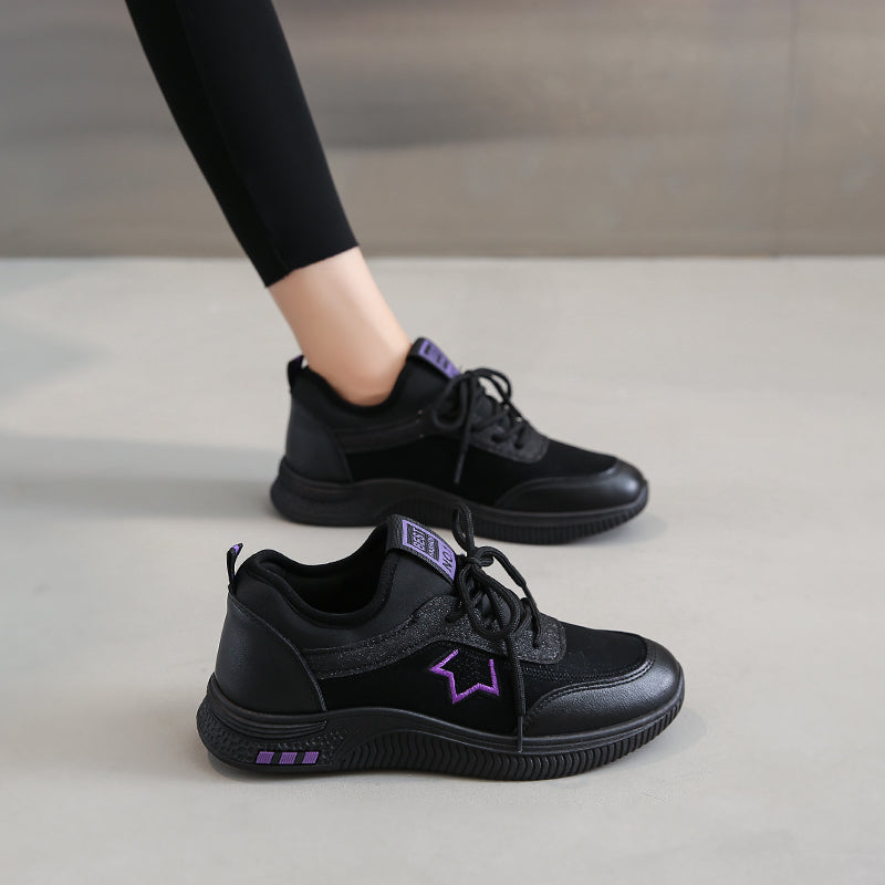 Breathable Mesh Casual Sneakers – Non-Slip Flats