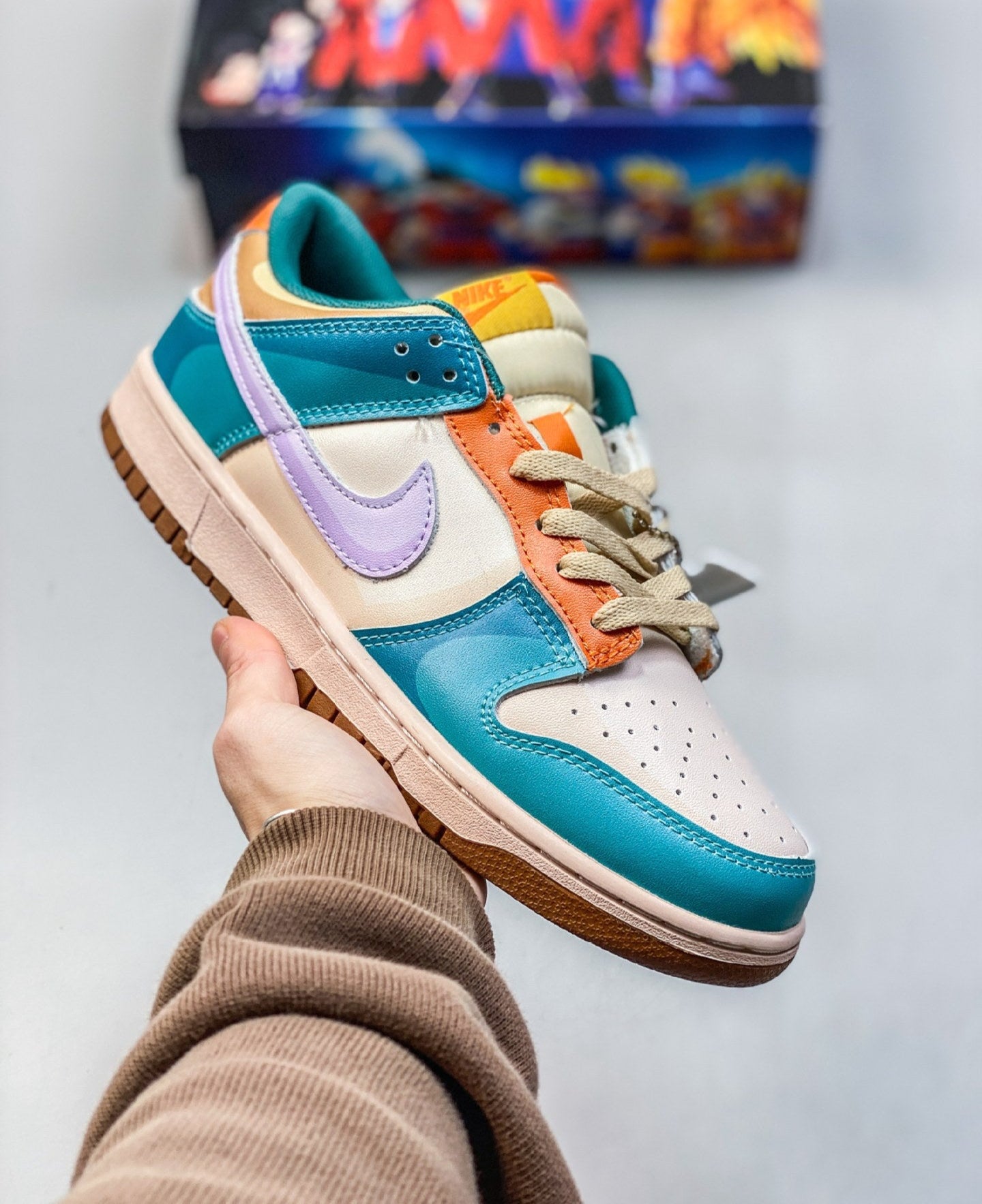Dragon Ball SB Dunk Low-Inspired Sneakers Anime Skate Shoes by Putian Chunyuan