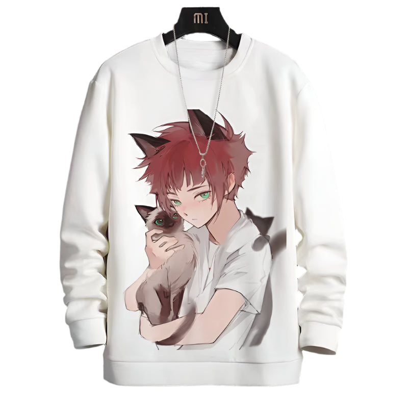 Blue Prison Crewneck Sweatshirt Anime Peripheral Clean World Thousand Cut Leopard Hornet Le Hui Velvet Two-Dimensional Pain Clothes