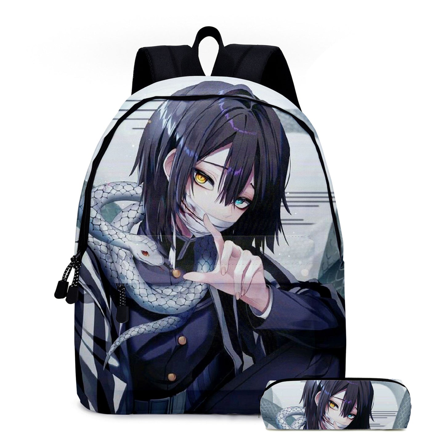 Super Moon Blade 3D Print Anime Backpack 2-Piece School Bag Set