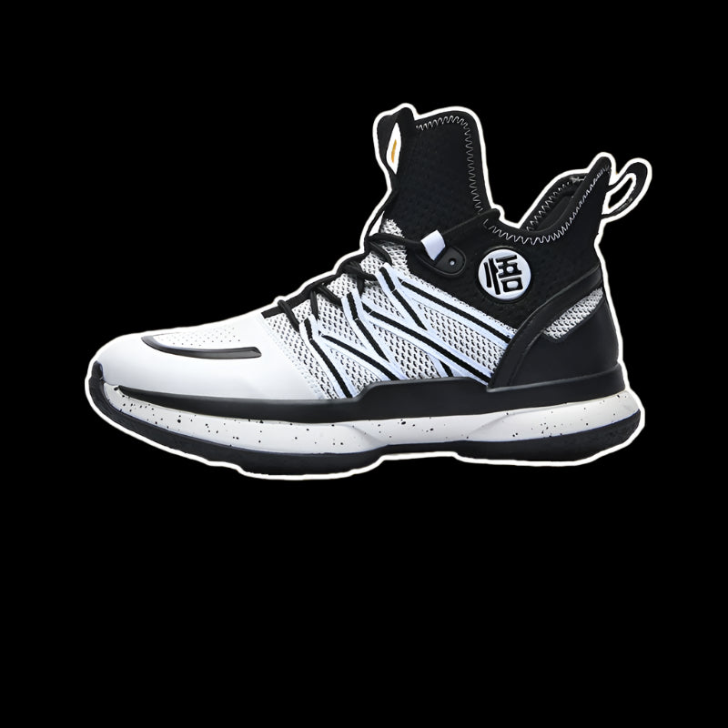 Goku Super Saiyan Fly-Knit Basketball Shoes Dragon Ball Anime Combat High-Tops
