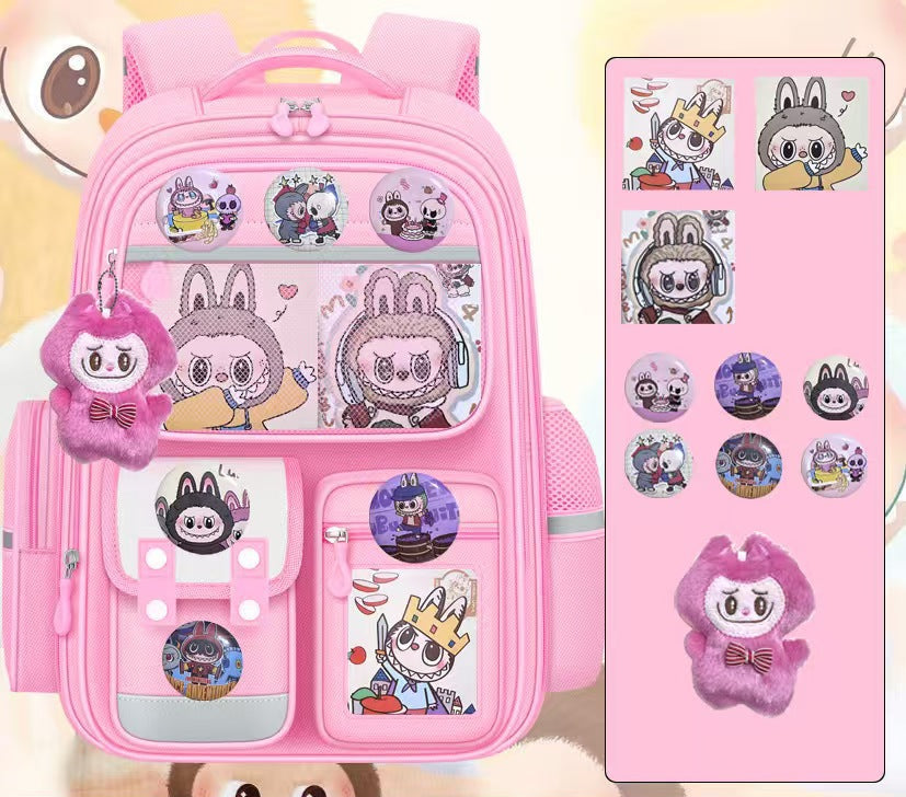 Pink Labubu Backpack