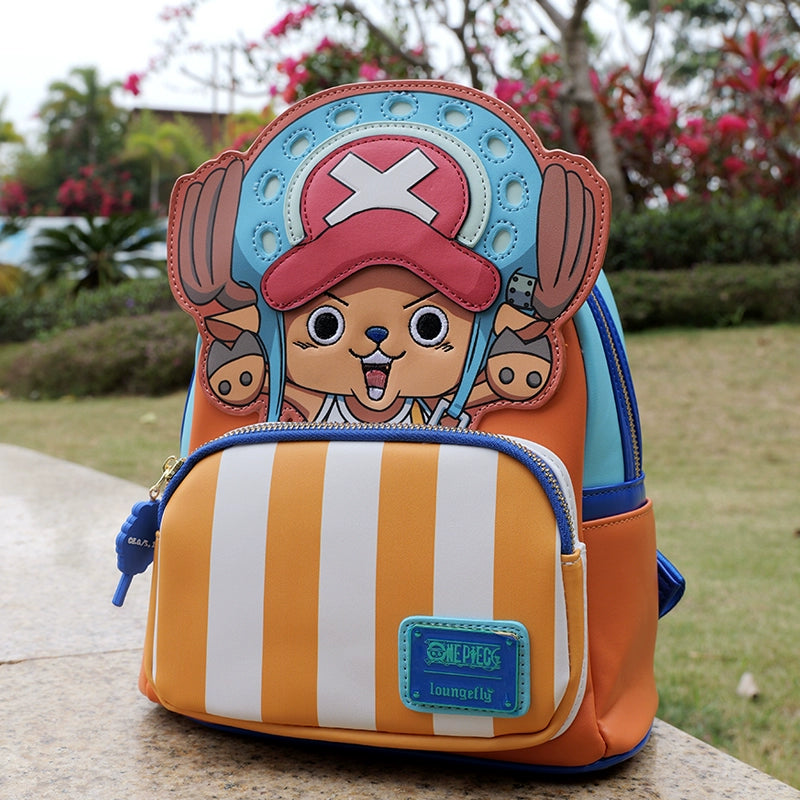 One Piece Sailing Route School Bag Chopper Anime Backpack for Students, Fans & Everyday Adventure