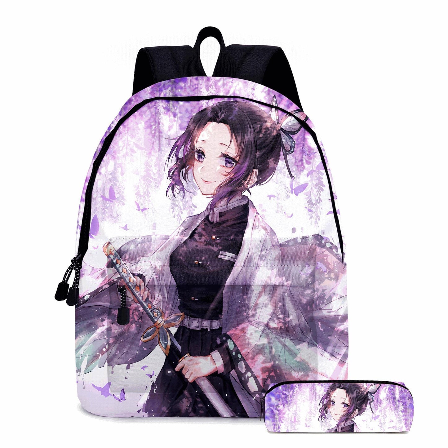 Super Moon Blade 3D Print Anime Backpack 2-Piece School Bag Set
