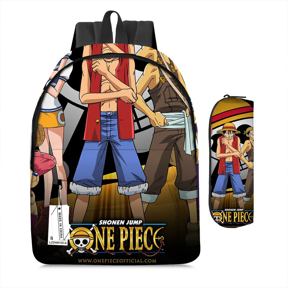 One Piece Luffy Adventure School Backpack Set 2-Piece Combo