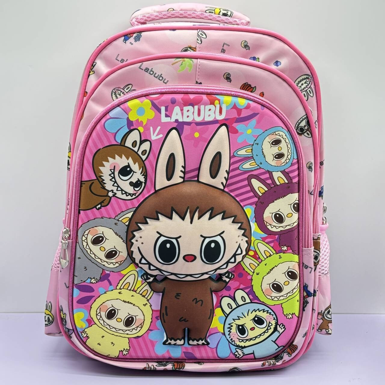 Pull Bubu 16" Kawaii School Backpack Cartoon Style for Kids