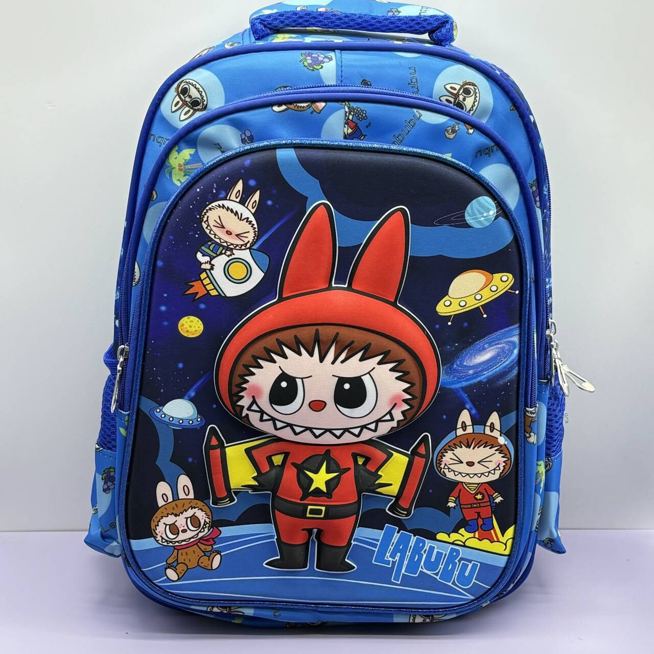 Pull Bubu 16" Kawaii School Backpack Cartoon Style for Kids