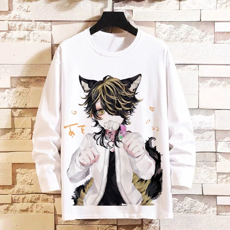 Tokyo Revengers Anime Long-Sleeved T-Shirt Mikey Manjiro Way of Rebirth Teen Boys and Girls Autumn Clothes