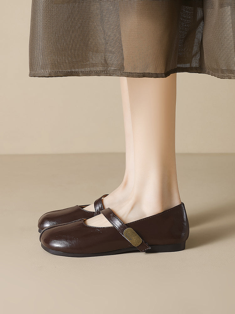 Plus Size Soft Bottom Mary Janes – Comfy Anime-Inspired Flats for Everyday Arcs