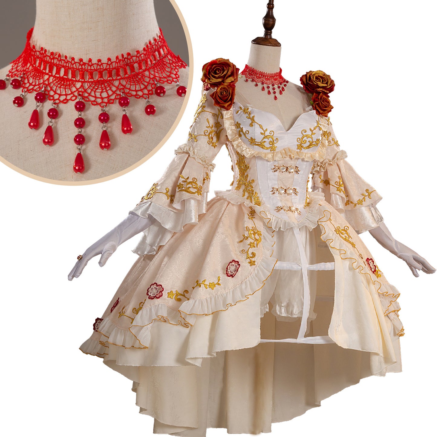 Identity V - Bloody Queen 'Red Banquet' Cosplay Set (Complete Costume)