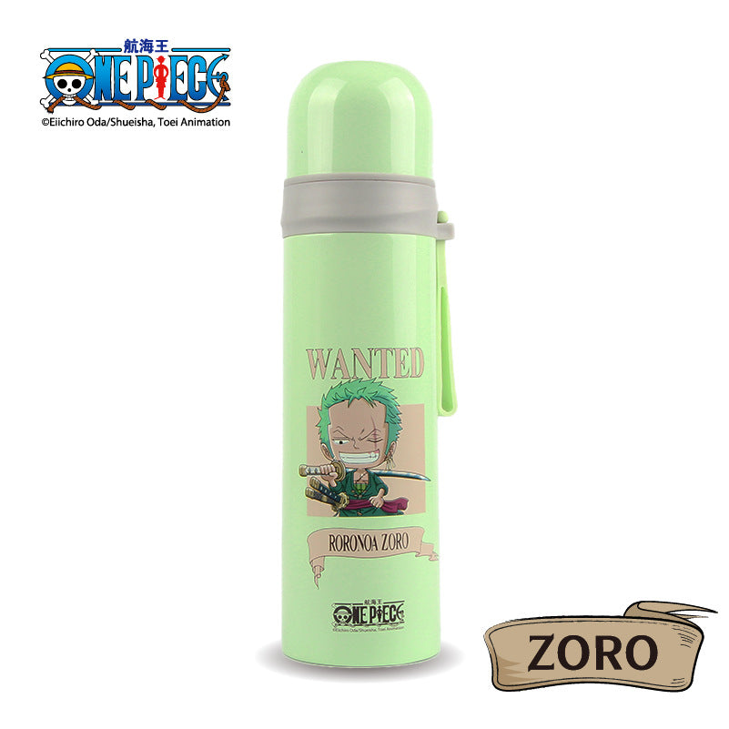 One Piece Bullet Thermos 304 Stainless Steel Portable Cup for Anime Fans