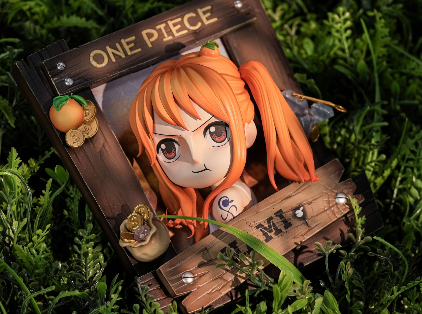 One Piece Cubic Photo Frame Luffy, Chopper, Zoro & Nami by Resonance GK x E2 Studio