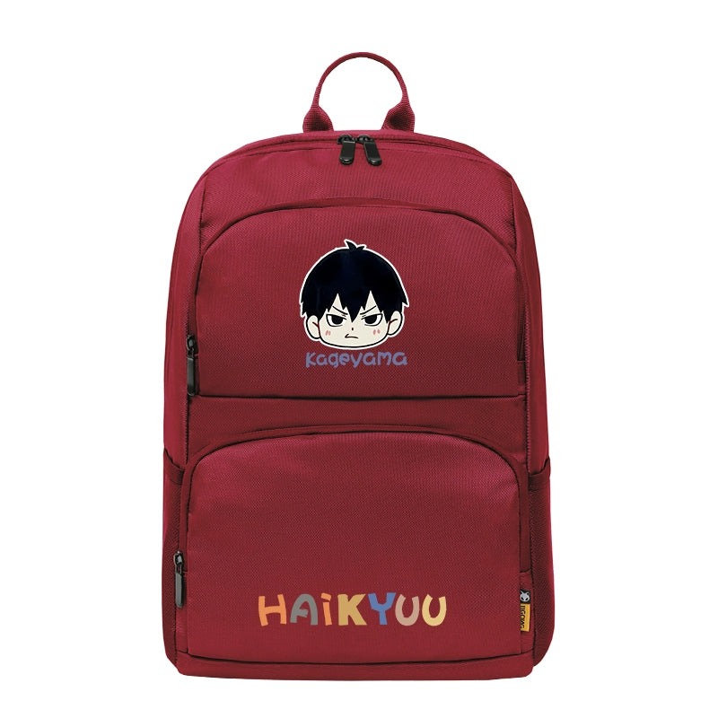 Volleyball Anime School Backpack Large Capacity Bag for Girls & Teens