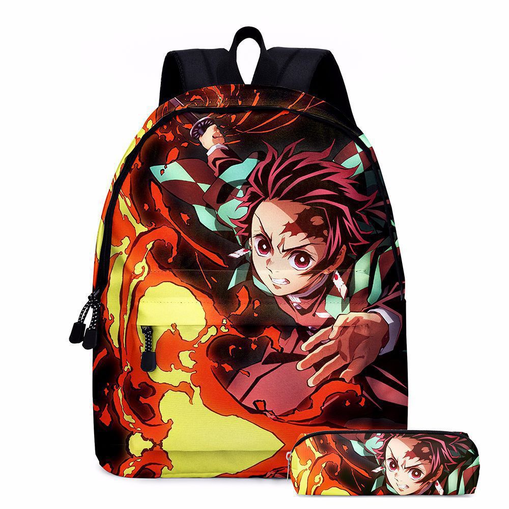 Super Moon Blade 3D Print Anime Backpack 2-Piece School Bag Set