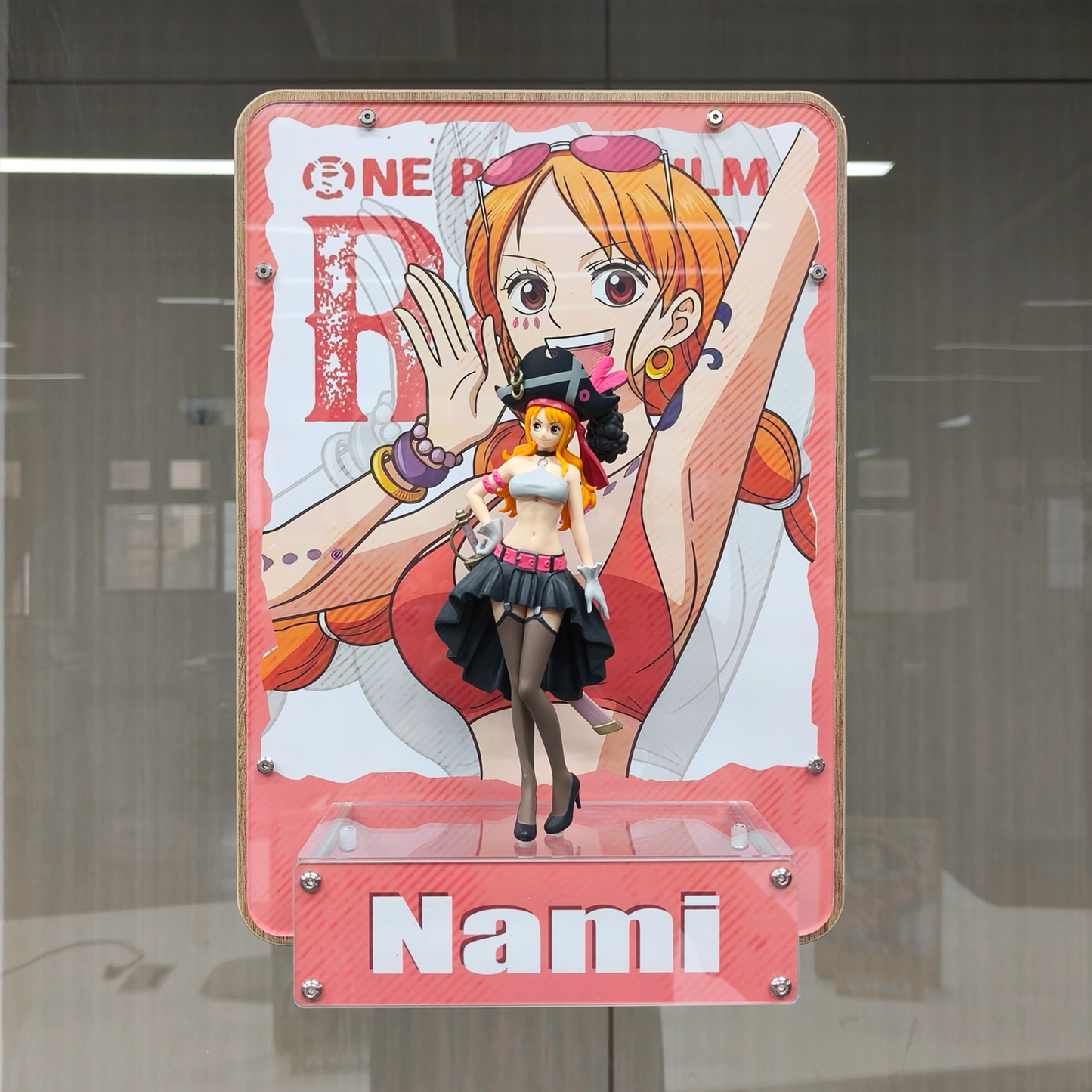 One Piece Crew Scene 3D Decorative Painting for Wall or Table Display