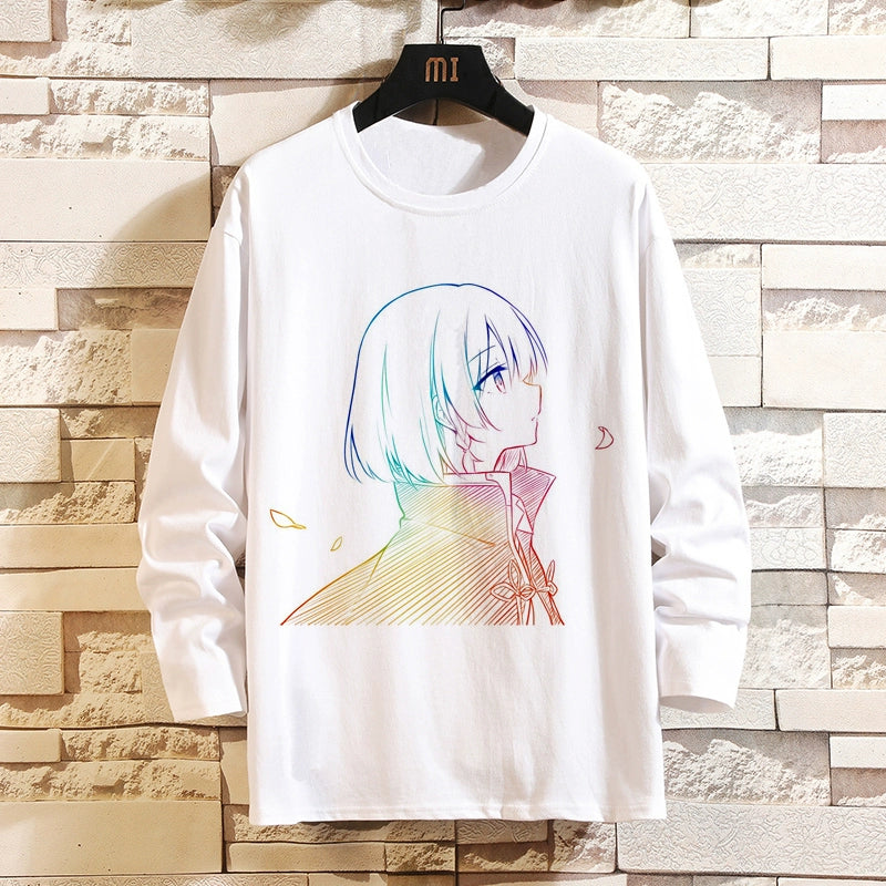 Witch Journey Irena Periphery Long-Sleeved T-Shirt Emnessia Anime Two-Dimensional Men and Women Autumn Clothes