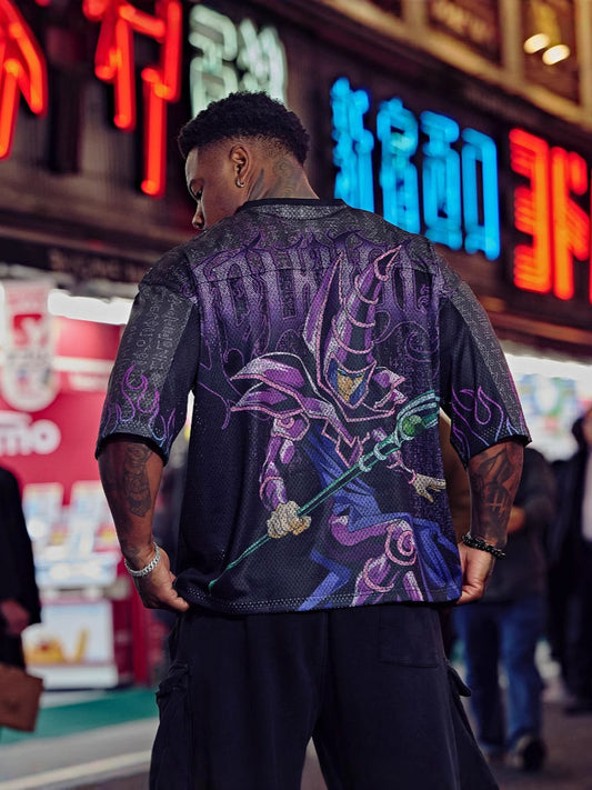 Yu-Gi-Oh men's oversized t-shirt summer gym athleisure fitness short sleeve top