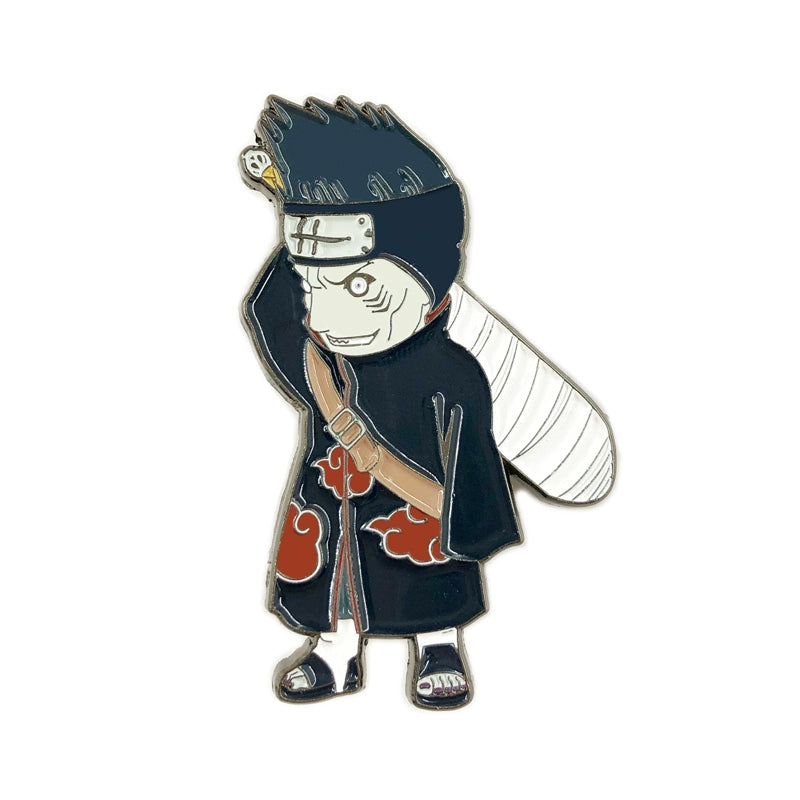 Naruto Akatsuki Brooch Set Itachi, Deidara, Kisame, Pain Metal Badge for Bag Decoration & Collection