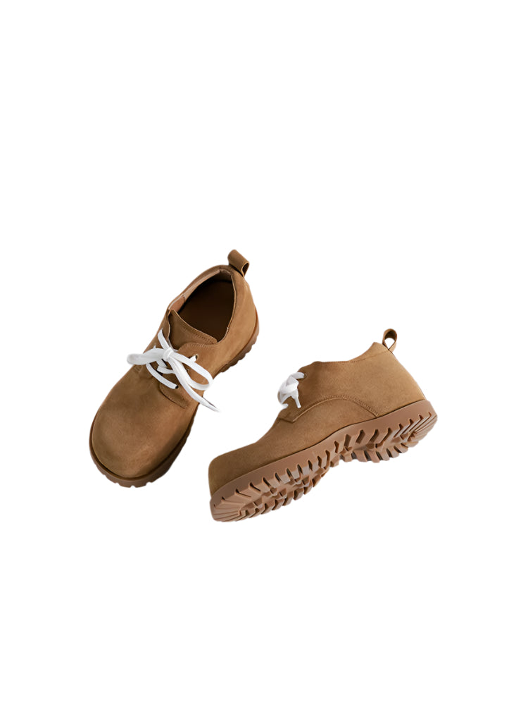 Retro Big Head Derby Flats – Easy-to-Match Heels with Vintage Vibes